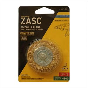 CEPILLO PLANO CIRCULAR 2" ENTORCHADO. ZASC