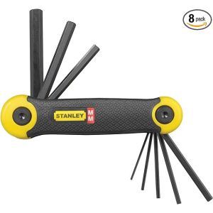 JUEGO DE LLAVES HEXAGINALES PRO 8  LLAVES. STANLEY
