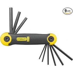 JUEGO DE LLAVES HEXAGINALES PRO 9  LLAVES. STANLEY