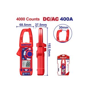 Voltímetro de pinza AC Emtop