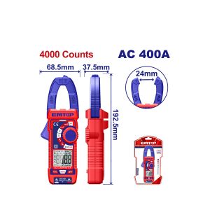 Multímetro digital 600 v Emtop