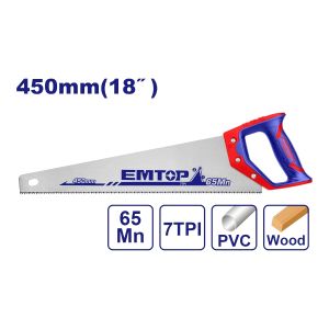 Serrucho 450 mm 18" Emtop