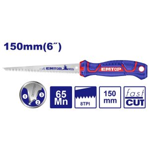 Cuchillo drywall 6" Emtop