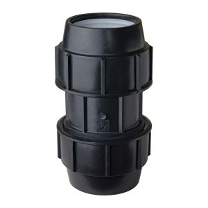 Unión rápida plástica 110 mm con salida 4" Faplast