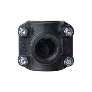 Abrazadera plástica 50 mm con salida 1" Faplast