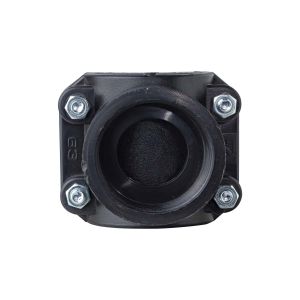 Abrazadera plástica 63 mm con salida 2" Faplast