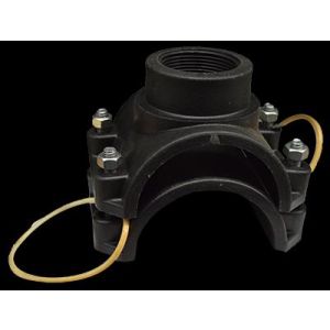 ABRAZADERA PLASTICA 90MM 1 1/2". FAPLAST