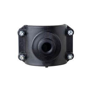 Abrazadera plástica 110 mm con salida 3/4" Faplast