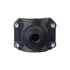 Abrazadera plástica 75 mm con salida 3/4" Faplast