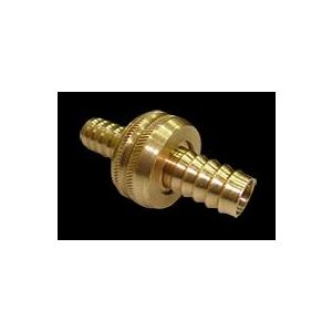 CONEXION PARA MANGUERA BRONCE DOBLE 1/2" METALES ALEADOS
