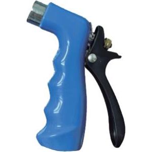 PISTOLA PLASTICA CON RECOBRIMIENTO ERGONOMICO AZUL. WEQUP