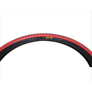 CAUCHO RIN 24 X 2.125 NEGRO/FRANJA ROJA. RALI