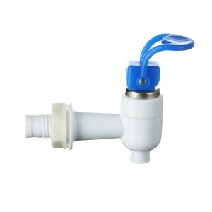 Grifo para termo PVC blanco con rojo Gdeseo