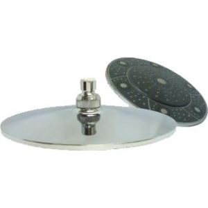 REGADERA REDONDA 10" CON BRAZO + ROSETA. WEQUP