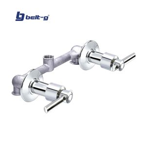 Grifo para ducha doble manilla set cromado Belt-g