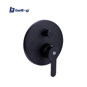 Grifo para ducha monomando divertor joy negro Belt-g