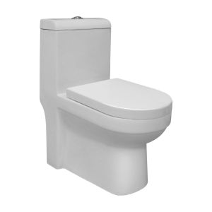 Inodoro una pieza Aldo blanco Aqua Nuova