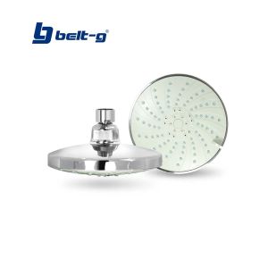 Regadera anticalcarea tipo masaje 6" 5 posiciones cromada Belt-g