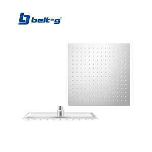 Regadera anticalcarea plana cuadrada 12" Belt-g