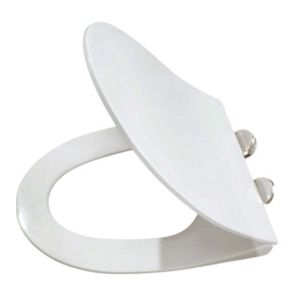 Asiento elongado Noce cierre lento blanco Aqua Nuova