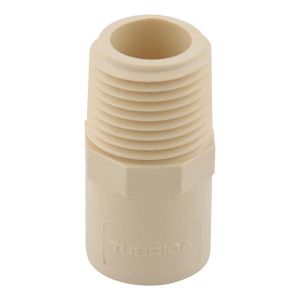 Adaptador macho CPVC agua caliente 3/4" ASTM Tubrica
