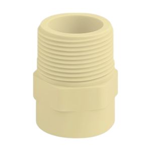Adaptador roscado Macho 1/2" ultratemp CPVC presión agua caliente Pavco