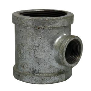 TEE REDUCIDA GALV. 2 1/2" X 1".