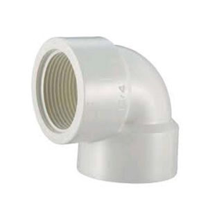 Codo 90° PVC agua fría para roscar 1/2" Gdeseo