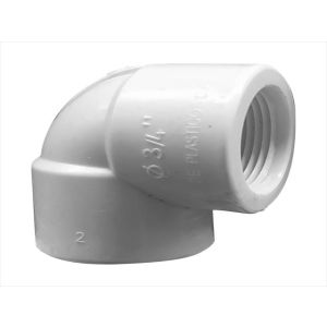 CODO PLASTICO 90º 3/4". FAPLAST