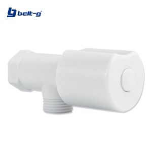 Llave de arresto 1/2 x 1/2" chopp blanca Belt-g