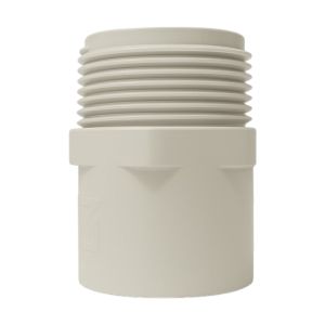 Adaptador roscado Macho 3" PVC presión agua fría Pavco