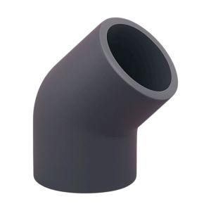 Codo 45° 1/2" SCH40 PVC presión agua fría Pavco