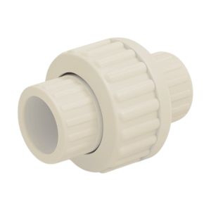 Unión universal 1" SCH40 soldada PVC presión agua fría Pavco