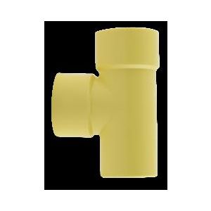 Tee PVC agua servida 75mm excxc reforzada naranja Tubrica