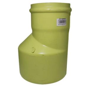 Reducción PVC agua servida 160 x 110 mm exc amarillo Tubrica