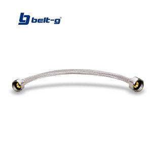 Canilla flexible malla acero 1/2 x 5/8" x 40 cm Belt-g