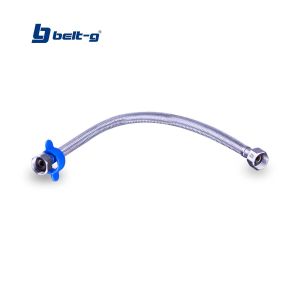 Canilla flexible malla acero 1/2 x 1/2" x 40 cm Belt-g