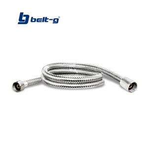 Canilla flexible extra lujo 1/2 x 1/2" x 200 cm cromada Belt-g