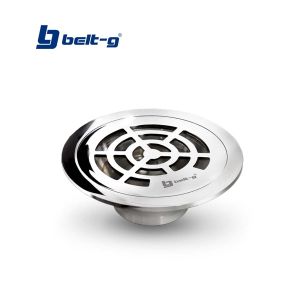 Inodoro redondo con cuello 10 cm cromado Belt-g