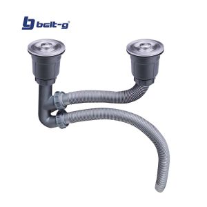 Juego de desagüe para fregadero acero inoxidable Belt-g