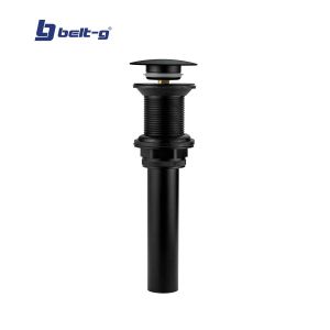 Desagüe para lavamanos metal clicker modo hongo negro Belt-g