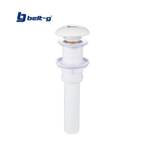 Desagüe hongo clicker para lavamanos blanco Belt-g