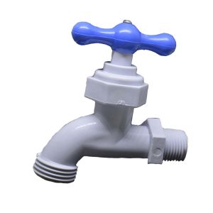 Llave de chorro plástico cuerpo blanco 1/2" Gdeseo