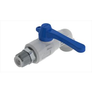 Llave para manguera pesada PVC mango azul 1/2" PCP