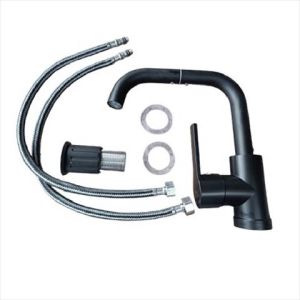 LLAVE MONOMANDO P/LAVAMANOS NEGRO MATE. ORUS