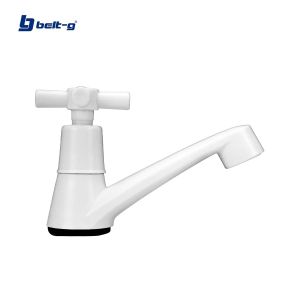 Llave para lavamanos individual cross blanca Belt-g