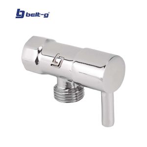 Llave de arresto acero inoxidable 1/2" x 1/2" hat cromada Belt-g