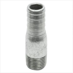 NIPLE COMBINADO A MANGUERA GALV. 1/2". INNACO