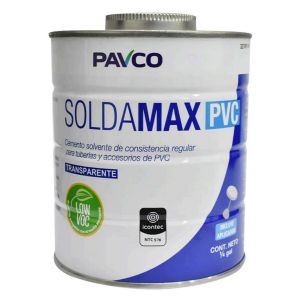Soldadura para PVC multipropósito 1/32 galón Pavco