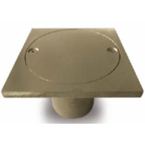 REJILLA CIEGA BRONCE CUADRADA 1 1/4" GCP